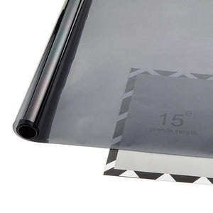 Planet Gates 50* 300cm Black Window Tint Film Glass 25% Roll 1 PLY Auto House Commercial UV+Insulation Car Tint Film for Side Window