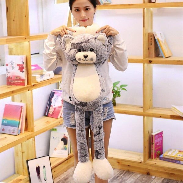 50/70/90CM Kawaii Cat Plush Toy Stuffed Animals Cute Fluffy Long leg Cat Doll Soft Kids Toy Child Birthday Present Xmas Gifts