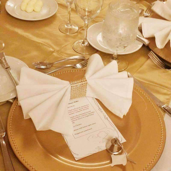 Planet Gates 50 pcs Rhinestone Napkin Rings Wedding Adornment Napkin Holder DIY for Wedding Decoration Party Banquet Supplies accessories