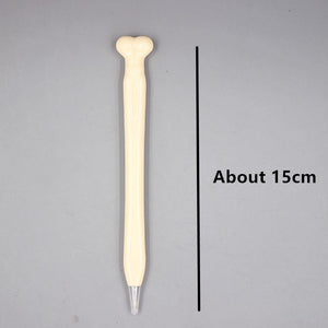 Planet Gates 50 Pcs Wholesale Bone Shape Ballpoint Pen Novelty Pen Writing Supplies Gift School Office