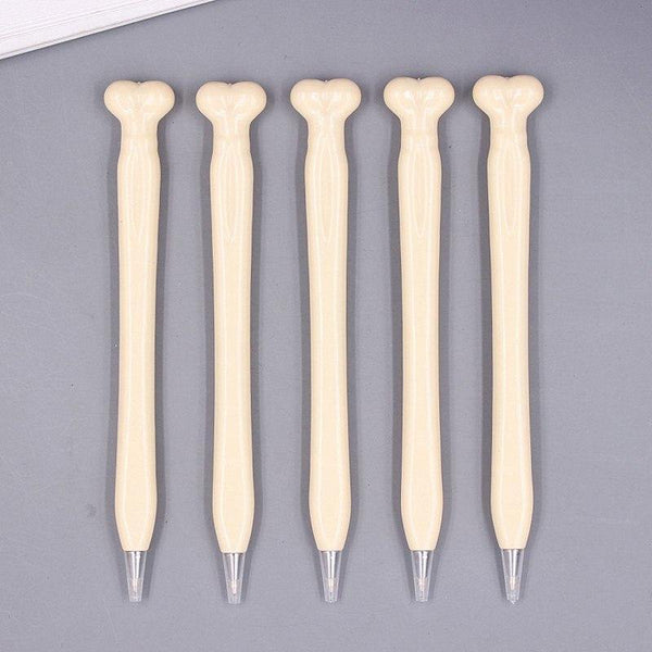 Planet Gates 50 Pcs Wholesale Bone Shape Ballpoint Pen Novelty Pen Writing Supplies Gift School Office