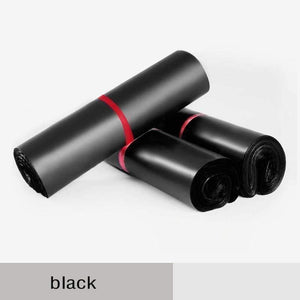 Planet Gates 50 piece / 4x6 inch Black poly mailer shipping plastic packaging bags products mail by Courier storage supplies mailing self adhesive package pouch