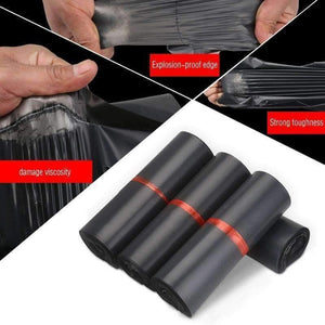 Planet Gates 50 piece / 4x6 inch Black poly mailer shipping plastic packaging bags products mail by Courier storage supplies mailing self adhesive package pouch