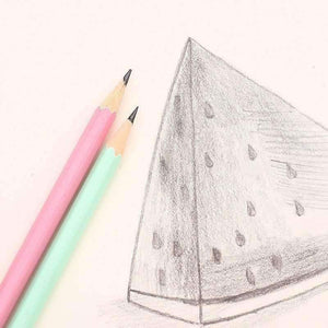 Planet Gates 50 pieces with eraser children pen drawing writing colorful pencils school office supplies stationery accessory