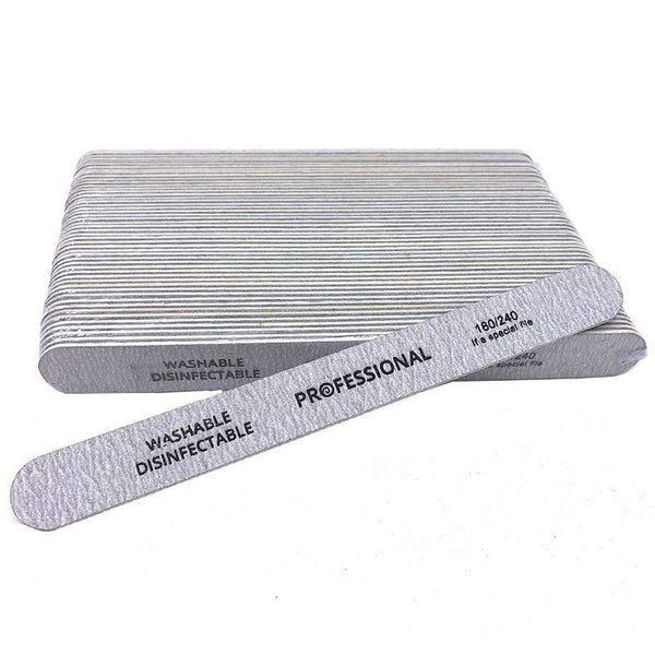 Planet Gates 50 X High Quality Wood Nail Files Artificial Nails Tips File 180/240 Disposable Cuticle Remover Callus Nail Art Styling Tools