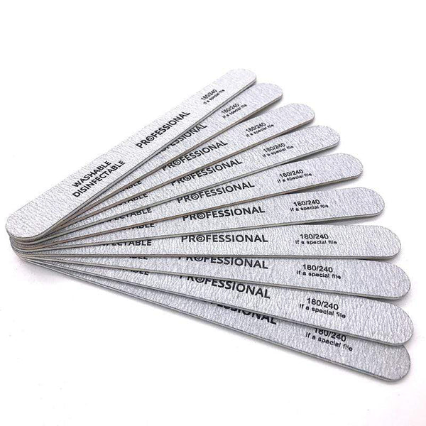 Planet Gates 50 X High Quality Wood Nail Files Artificial Nails Tips File 180/240 Disposable Cuticle Remover Callus Nail Art Styling Tools