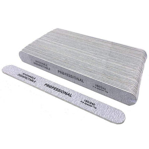 Planet Gates 50 X High Quality Wood Nail Files Artificial Nails Tips File 180/240 Disposable Cuticle Remover Callus Nail Art Styling Tools