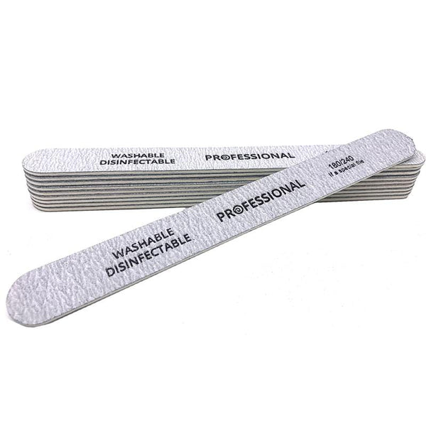 Planet Gates 50 X High Quality Wood Nail Files Artificial Nails Tips File 180/240 Disposable Cuticle Remover Callus Nail Art Styling Tools