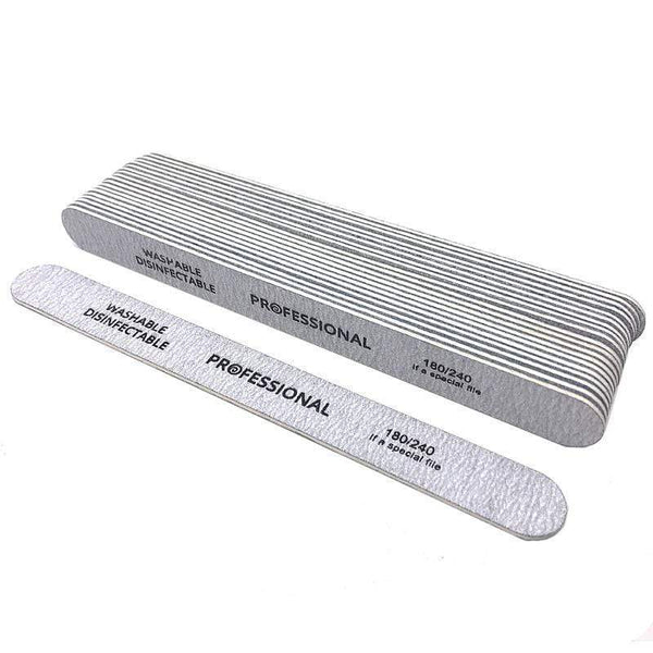 Planet Gates 50 X High Quality Wood Nail Files Artificial Nails Tips File 180/240 Disposable Cuticle Remover Callus Nail Art Styling Tools