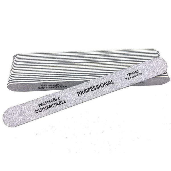 Planet Gates 50 X High Quality Wood Nail Files Artificial Nails Tips File 180/240 Disposable Cuticle Remover Callus Nail Art Styling Tools