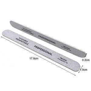 Planet Gates 50 X High Quality Wood Nail Files Artificial Nails Tips File 180/240 Disposable Cuticle Remover Callus Nail Art Styling Tools