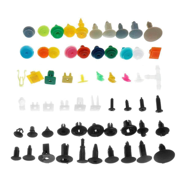 Planet Gates 500/800/1000 Mixed Auto Fastener Vehicle Car Bumper Clips Retainer Fastener Rivet Door Panel Fender Liner Universal for All Car