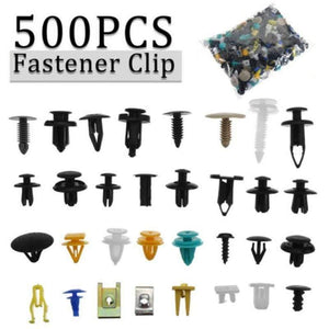 Planet Gates 500 pcs/set Mixed Fasteners Door Trim Panel Auto Bumper Rivet Car Clips Retainer Push Engine Cover Fender Fastener Clips