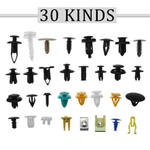 Planet Gates 500 pcs/set Mixed Fasteners Door Trim Panel Auto Bumper Rivet Car Clips Retainer Push Engine Cover Fender Fastener Clips