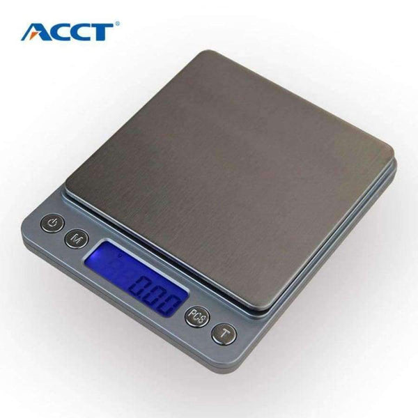 Planet Gates 500g x 0.01g Portable Mini Electronic Food Scales Pocket Case Postal Kitchen Jewelry Weight Balanca Digital Scale With 2 Tray