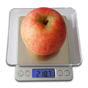 Planet Gates 500g x 0.01g Portable Mini Electronic Food Scales Pocket Case Postal Kitchen Jewelry Weight Balanca Digital Scale With 2 Tray