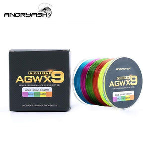 Planet Gates 500M 9 Strands Super Multicolor PE Braided Fishing Line Strong Strength Fish Line