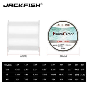 Planet Gates 500M Fluorocarbon fishing line 5-30LB Super strong brand Main Line clear fly fishing line pesca