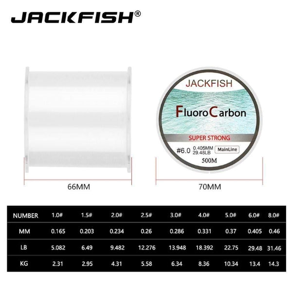 Planet Gates 500M Fluorocarbon Fishing Line  5-32LB test Carbon Fiber Leader Line 0.165-0.46mm fly fishing line pesca