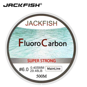 Planet Gates 500M Fluorocarbon Fishing Line  5-32LB test Carbon Fiber Leader Line 0.165-0.46mm fly fishing line pesca