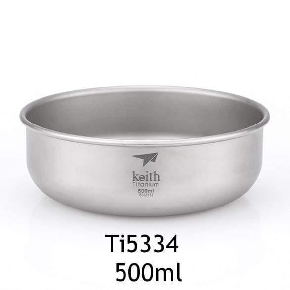 Planet Gates 500ml Camping Pure Titanium Bowls 300ml-900ml Bowls Cookware Tableware Cutlery Ti5333-Ti5338