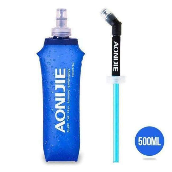 Planet Gates 500ml with Straw 250/500ML Outdoor Camping Hiking Running Soft Flask Sports Cycling Running Water Hydration Bottle