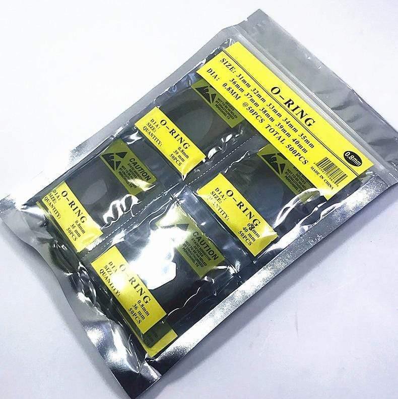Planet Gates 500pcs 0.8mm 31mm-40mm O Ring Rubber Seal Washers Waterproof Round Watch Gaskets