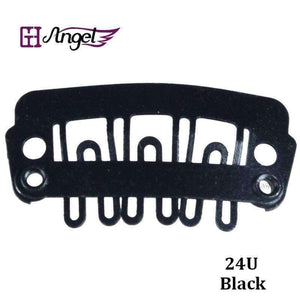 Planet Gates 500pcs 24mm U Tip Snap Metal Clips for Human Clip In Hair Extensions/Wig/Hair Weft