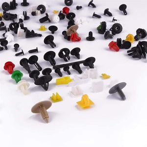 Planet Gates 500pcs Car Door Trim Panel Clip Fastener Rivets Pins Push in Pin Engine Fender Fastener Clip Pin Screwdriver Clip Set