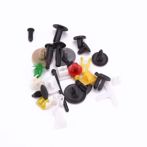 Planet Gates 500pcs Car Door Trim Panel Clip Fastener Rivets Pins Push in Pin Engine Fender Fastener Clip Pin Screwdriver Clip Set