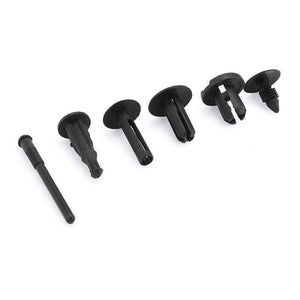 Planet Gates 500pcs Car Door Trim Panel Clip Fastener Rivets Pins Push in Pin Engine Fender Fastener Clip Pin Screwdriver Clip Set