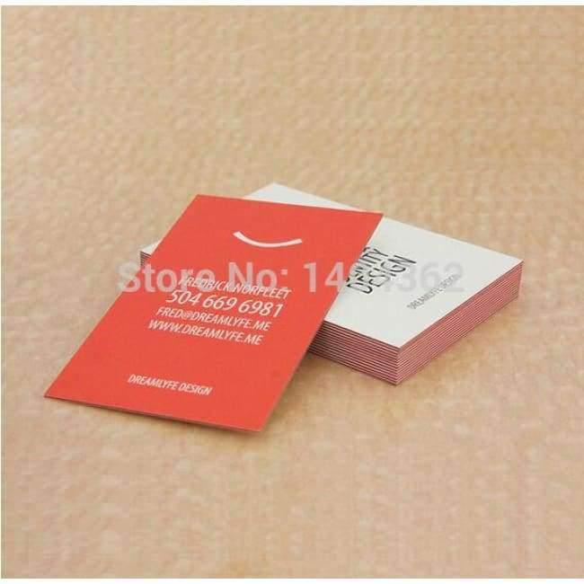 Planet Gates 500pcs Double faced printing Paper Business  card Free design  Business  card printing Free Shipping N0.1011