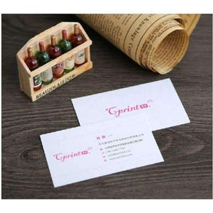 Planet Gates 500pcs/lot 300gsm art paper Business Card 4 Color Offset Printing,business card printing custom business cards