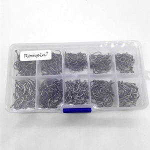 Planet Gates 500pcs/set mixed size #3~12 high carbon steel carp  fishing hooks pack with hole with Retail Original box Jigging Bait