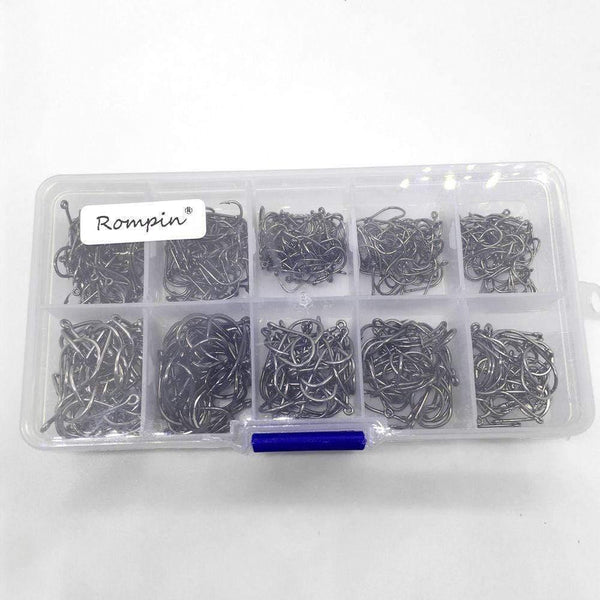 Planet Gates 500pcs/set mixed size #3~12 high carbon steel carp  fishing hooks pack with hole with Retail Original box Jigging Bait
