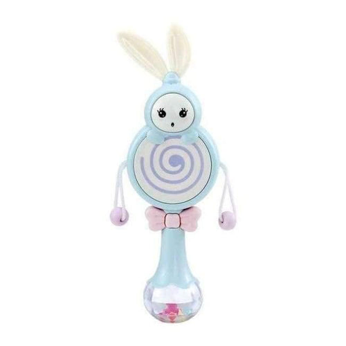 Planet Gates 503-B Rabbit Baby Rattles Mobiles Music Rhythm Light Hand Bed Bell Soft Teether Education 0-12 Months Toy for Newborn Gift BEI JESS