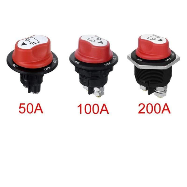 Planet Gates 50A 100A 200A Battery Isolator Cut Out Off Kill Switch Kit Car Race Rally Switch for motorcycle/car/boart