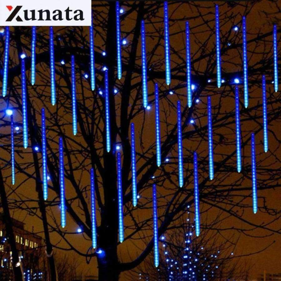 Planet Gates 50cm 30cm 20cm waterproof Meteor Shower Rain Tubes Led Light Lamp 240V EU Plug Christmas Light Wedding Garden Decoration Xmas