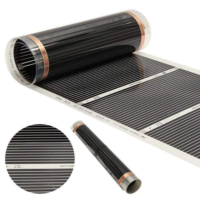 Planet Gates 50cm*4m Electric Heating Film Infrared Underfloor Foil Warming Mat 220V 220W Floor Heating Systems & Parts Living Room Warm Mat