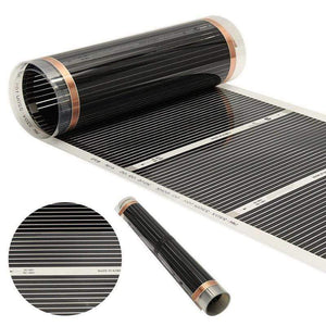 Planet Gates 50cm*4m Electric Heating Film Infrared Underfloor Foil Warming Mat 220V 220W Floor Heating Systems & Parts Living Room Warm Mat