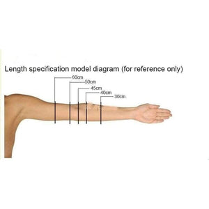 Planet Gates 50CM Black Length New 2018 Women Fashion Gloves Black Long Leather Gloves 40cm & 50cm Women's Mittens Winter Ladies Leather Gloves