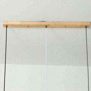 Planet Gates 50Cm Long 3 heads Vintage wood lamp Base Round Rectangular 30cm 50cm 3 heads DIY chandelier wooden Ceiling base hanging lamp Lighting Accessories