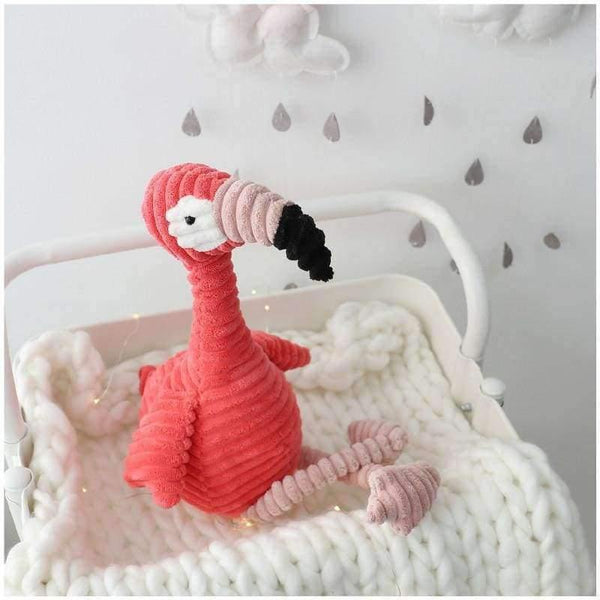 Planet Gates 50cm New arrivals flamingos plush toy Stripe Soft Wild Bird Kid Toy Christmas Gift NO CHANGE Stock