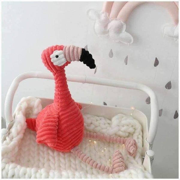 Planet Gates 50cm New arrivals flamingos plush toy Stripe Soft Wild Bird Kid Toy Christmas Gift NO CHANGE Stock