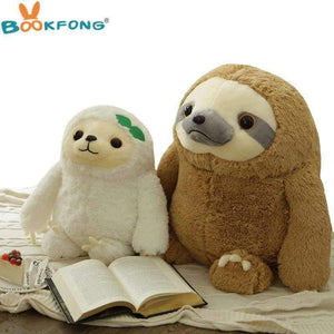 Planet Gates 50cm white Simulation Sloth Baby Doll Lifelike Sloth Plush Toys Stuffed Dolls Kids Toys Lovely Doll Girlfriend Best Gifts Brinquedos