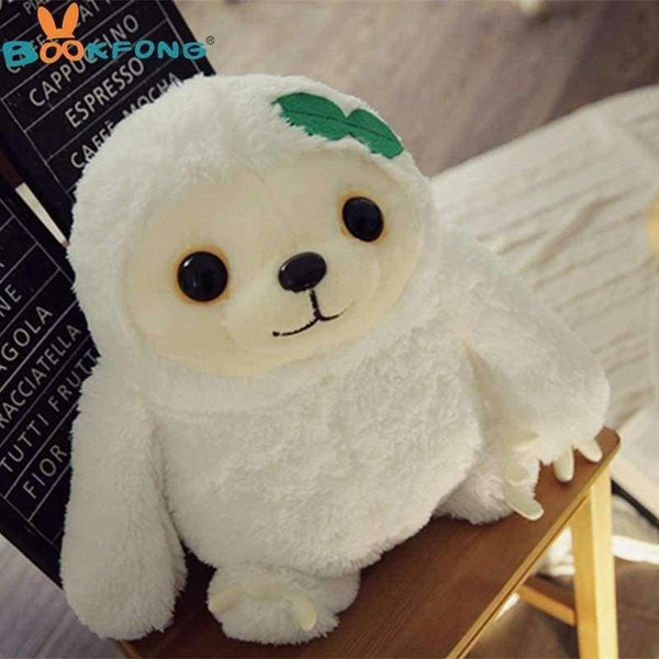 Planet Gates 50cm white Simulation Sloth Baby Doll Lifelike Sloth Plush Toys Stuffed Dolls Kids Toys Lovely Doll Girlfriend Best Gifts Brinquedos