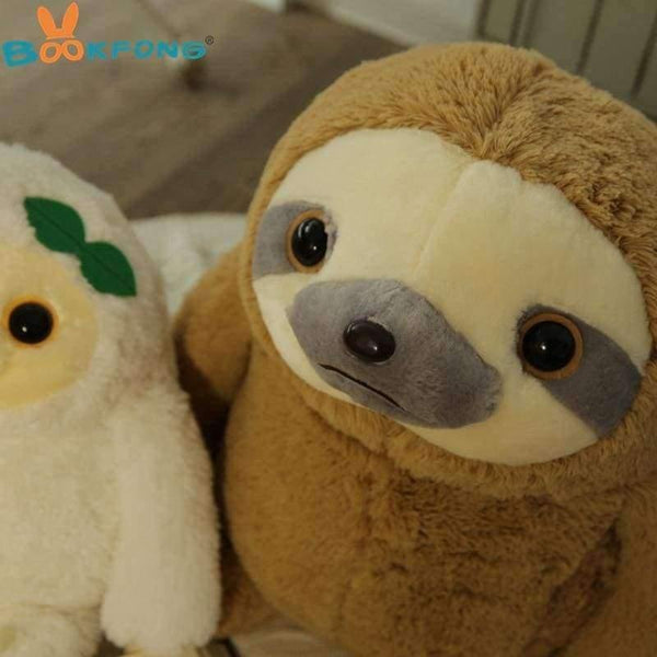 Planet Gates 50cm white Simulation Sloth Baby Doll Lifelike Sloth Plush Toys Stuffed Dolls Kids Toys Lovely Doll Girlfriend Best Gifts Brinquedos