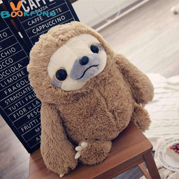 Planet Gates 50cm white Simulation Sloth Baby Doll Lifelike Sloth Plush Toys Stuffed Dolls Kids Toys Lovely Doll Girlfriend Best Gifts Brinquedos