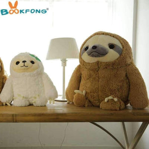 Planet Gates 50cm white Simulation Sloth Baby Doll Lifelike Sloth Plush Toys Stuffed Dolls Kids Toys Lovely Doll Girlfriend Best Gifts Brinquedos