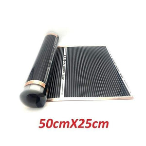 Planet Gates 50cmX25cm All Sizes 220w/m2 Carbon Infrared Underfloor Heating Film AC220V Korea Warm Mat